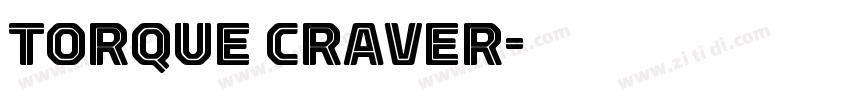 Torque Craver字体转换